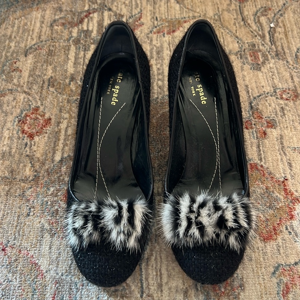 Kate Spade Tweed Heels